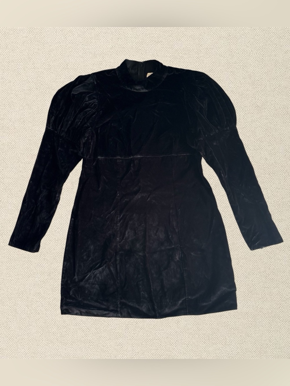 DÔEN BNWT Chantilly Dress sz L Black Velvet Chic Whimsigoth